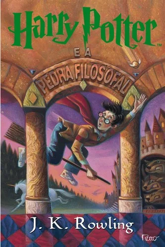 Capa de Harry Potter e a Pedra Filosofal
